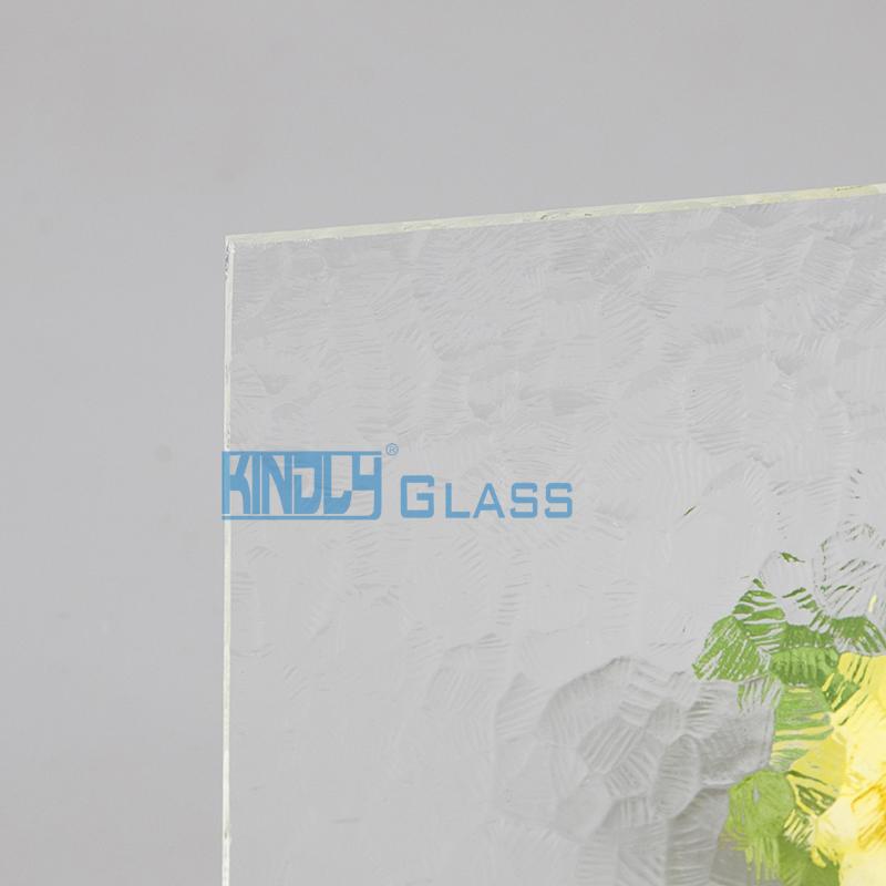 Vidrio impreso ondulado ultra transparente